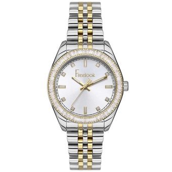 Freelook FL.1.10093.1 35 mm Gri Çelik Kordon Analog Kadın Kol Saati