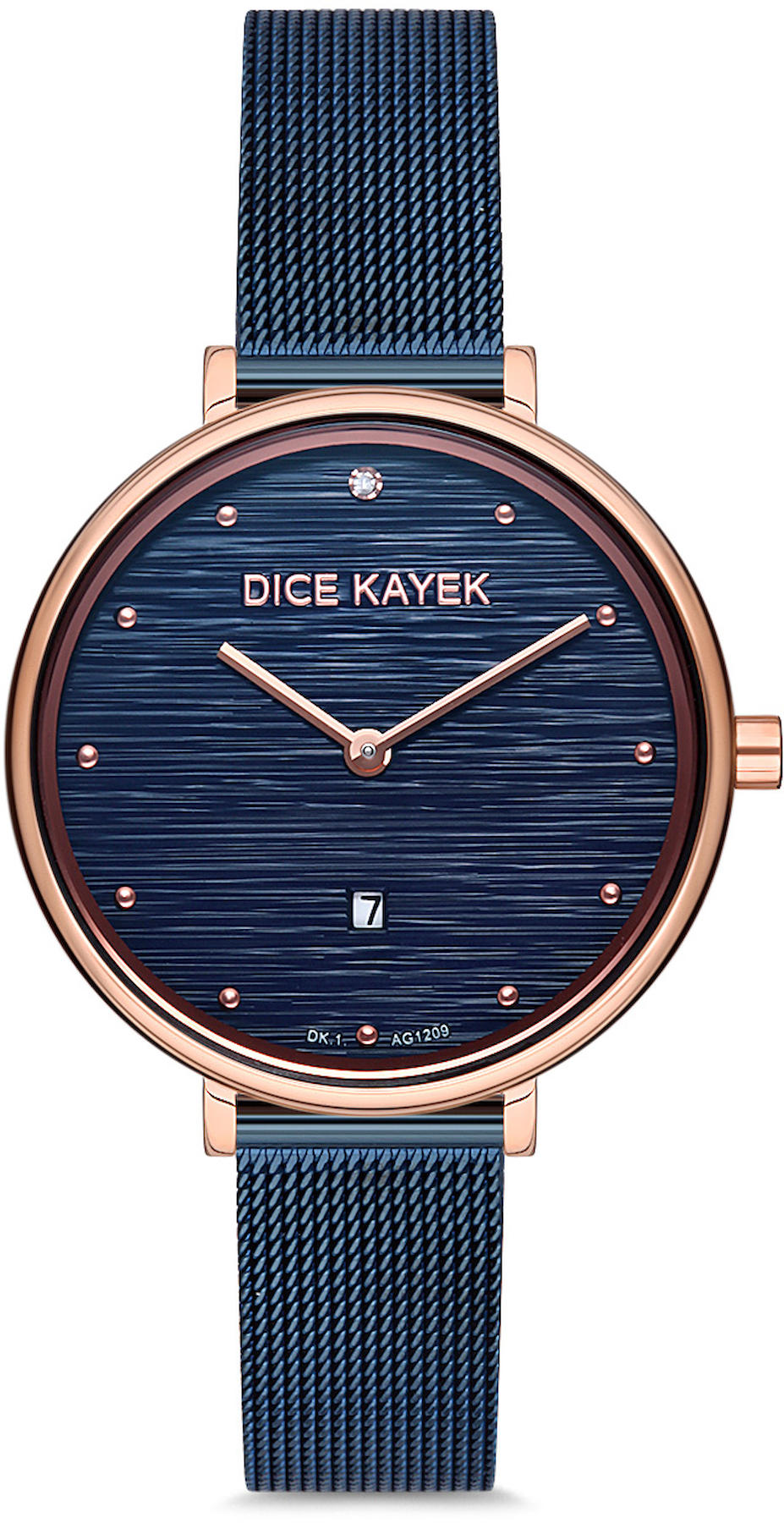 Dice Kayek DK.1.AG1209.04 33 mm Lacivert Metal Kordon Analog Kadın Kol Saati