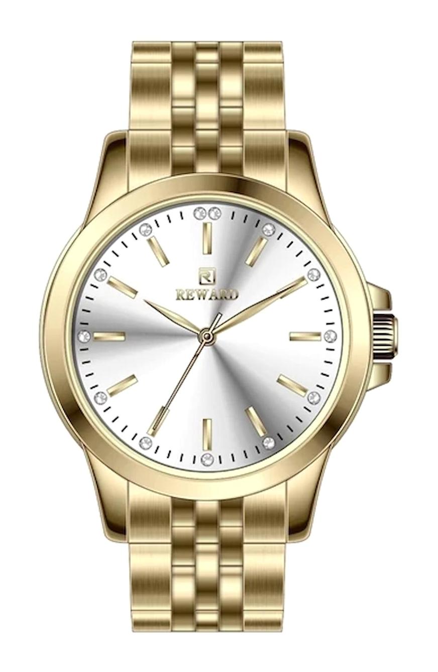 Reward A143763 35 mm Altın Çelik Kordon Analog Kadın Kol Saati
