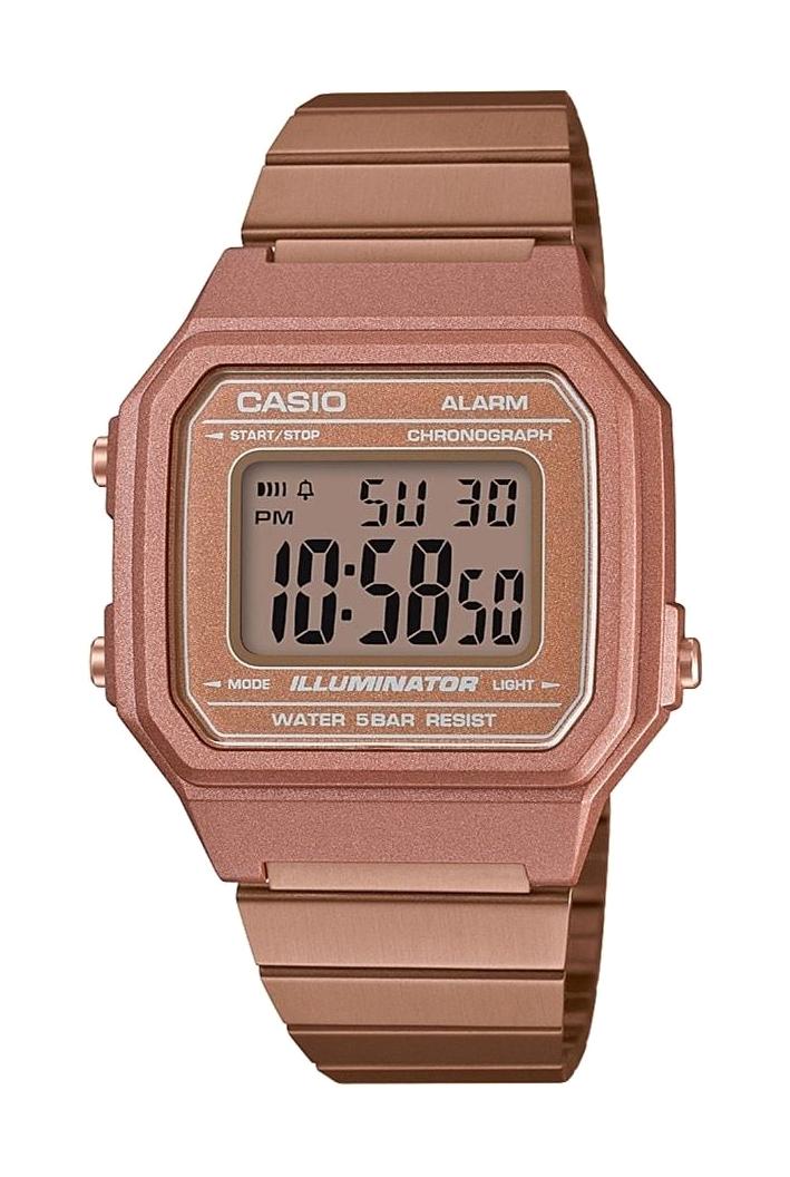 Casio B650WC-5ADF Takvimli 41.2 mm Rose Gold Çelik Kordon Analog Kadın Kol Saati