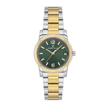 Daniel Klein DK.1.13821-8 Takvimli 30 mm Altın-Gri Çelik Kordon Analog Kadın Kol Saati