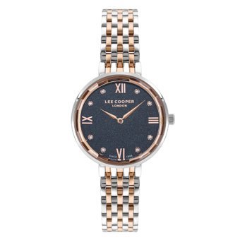 Lee Cooper LC07610.590 40 mm Altın-Gri Metal Kordon Analog Kadın Kol Saati