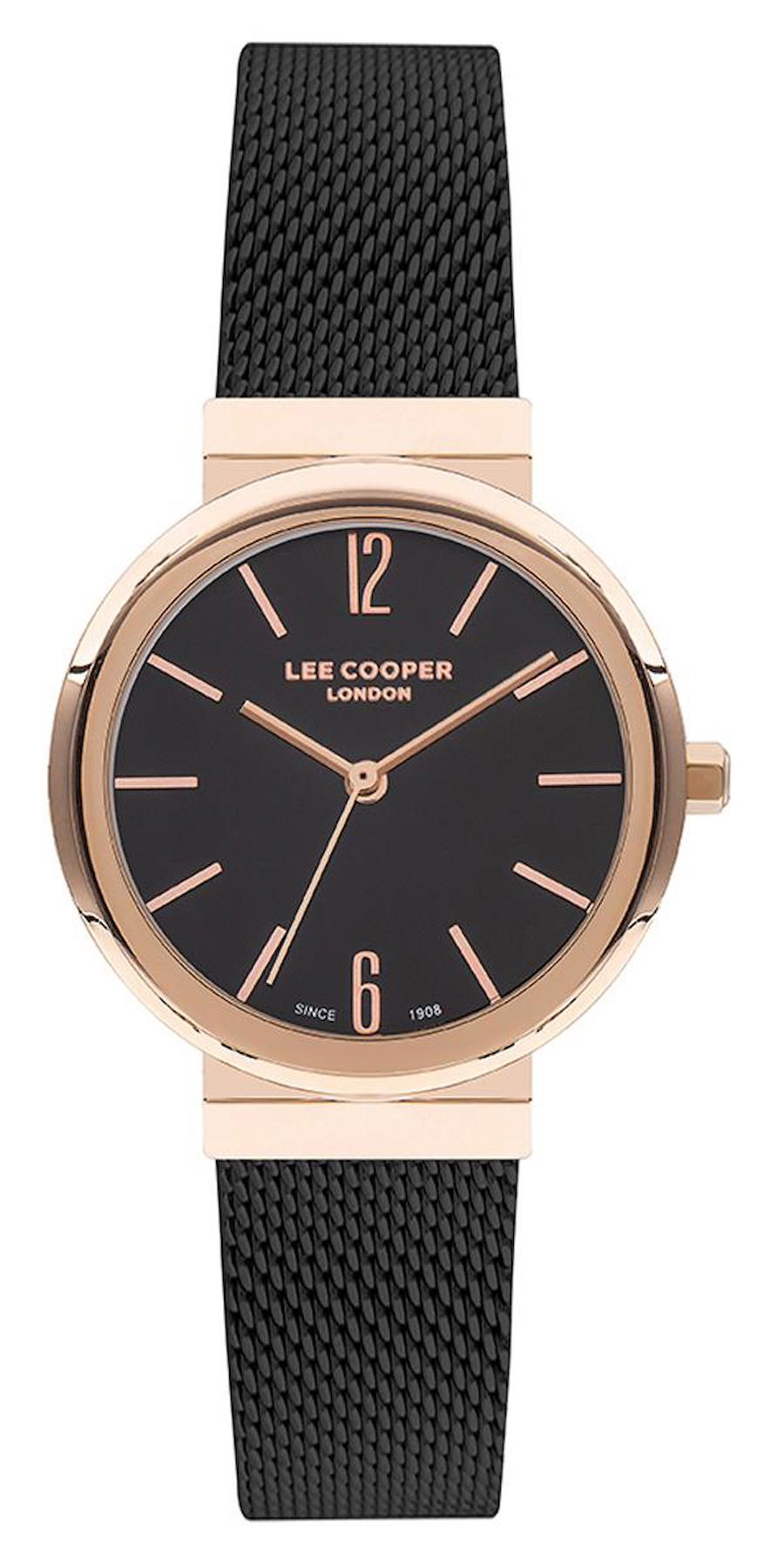 Lee Cooper LC07623.450 40 mm Siyah Çelik Kordon Analog Kadın Kol Saati
