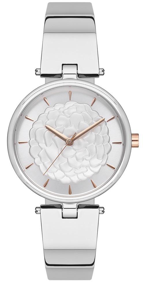 Wesse WWL108601 34 mm Gri Çelik Kordon Analog Kadın Kol Saati