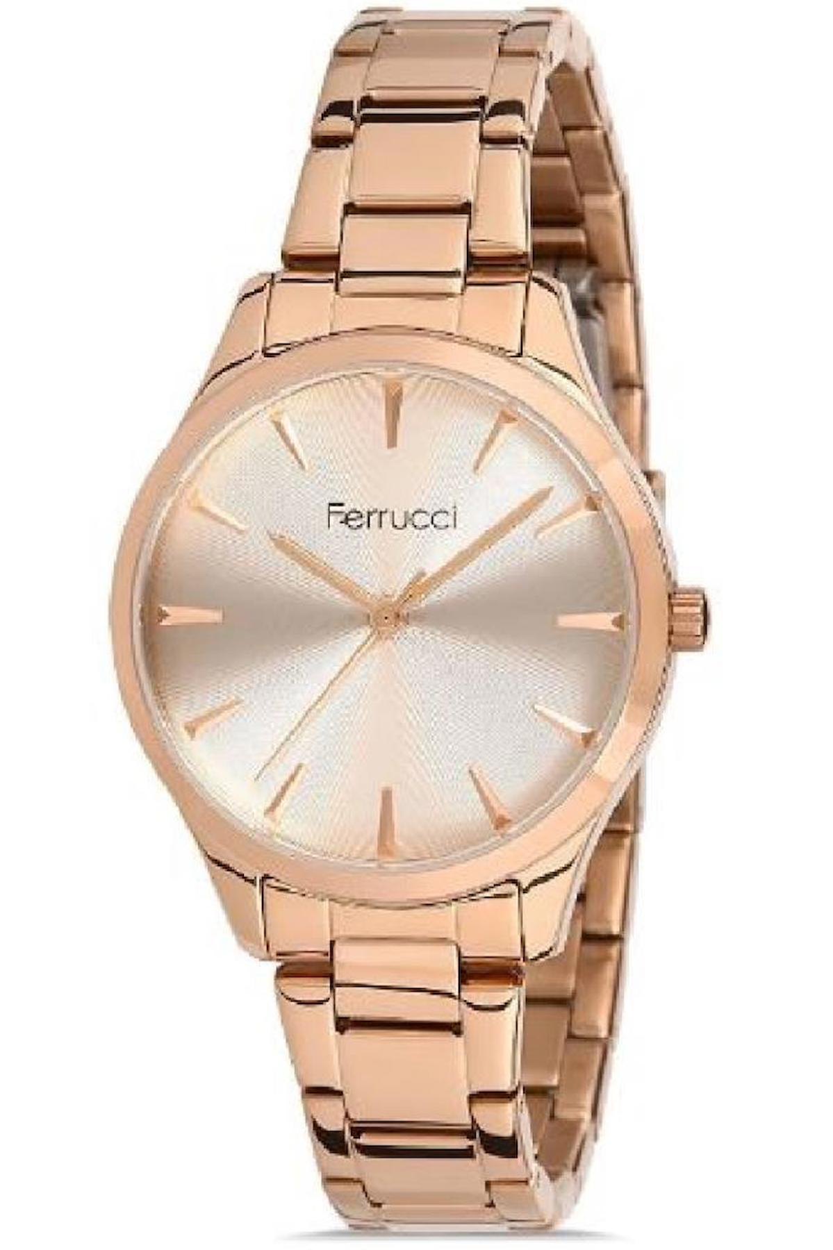 Ferrucci FC.13002M.04 33 mm Rose Gold Çelik Kordon Analog Kadın Kol Saati