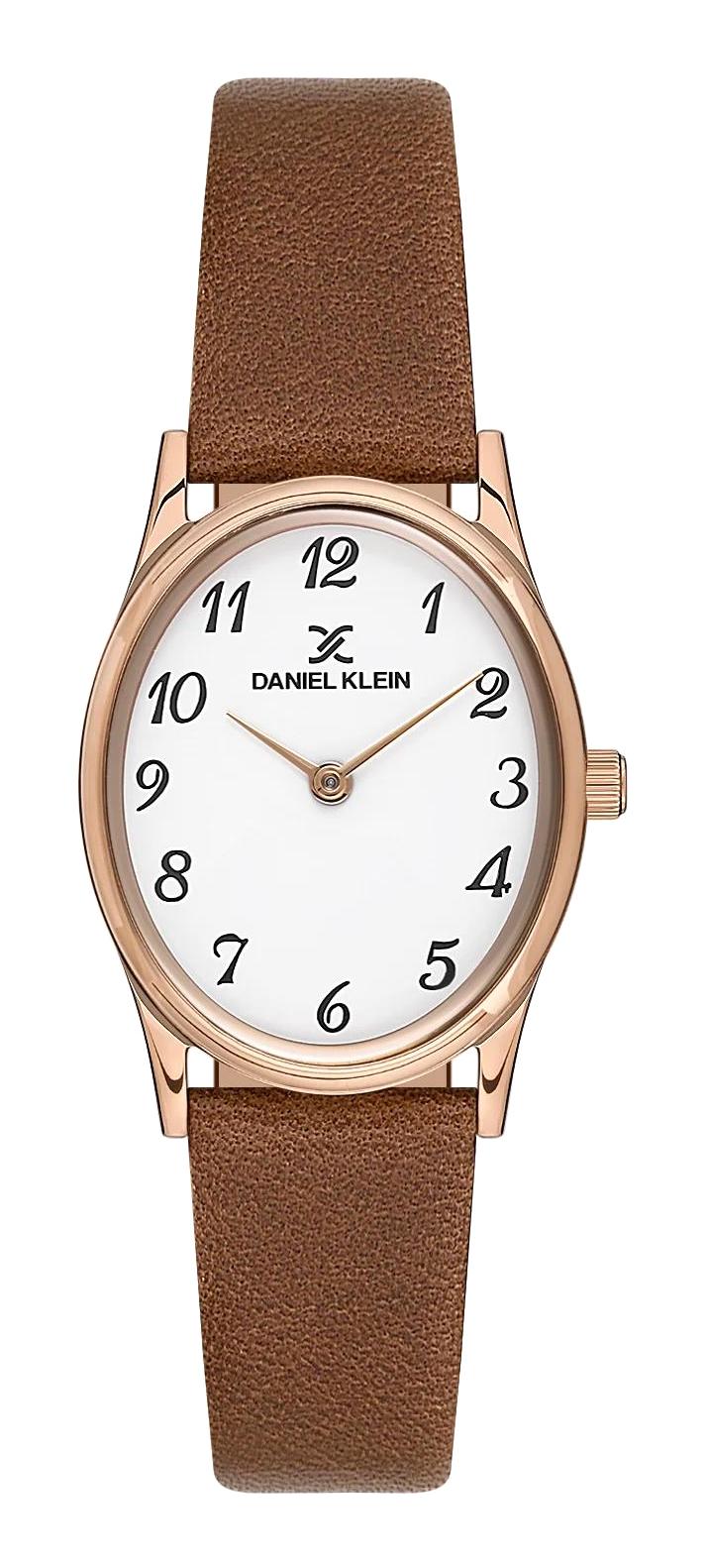 Daniel Klein DKE.1.10613-4 32 mm Kahverengi Deri Kordon Analog Kadın Kol Saati