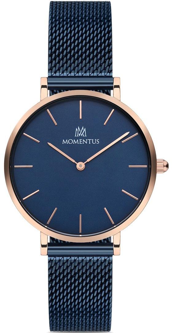 Momentus CW354R-11SM 32 mm Mavi Hasır Kordon Analog Kadın Kol Saati