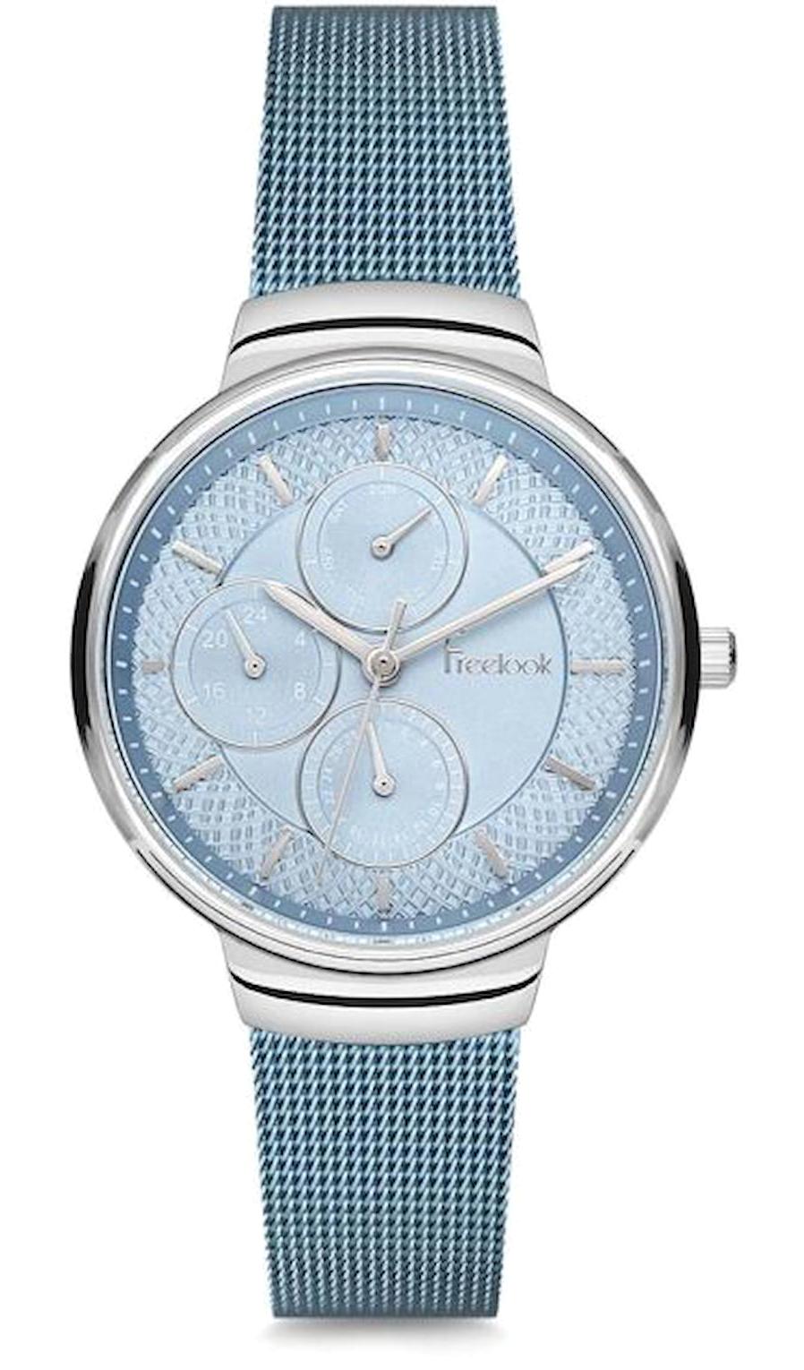 Freelook F.7.1025.03 34 mm Mavi Metal Kordon Analog Kadın Kol Saati