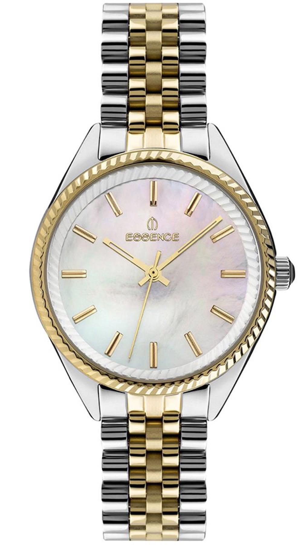 Essence ES6715FE.220 37 mm Altın-Gri Metal Kordon Analog Kadın Kol Saati