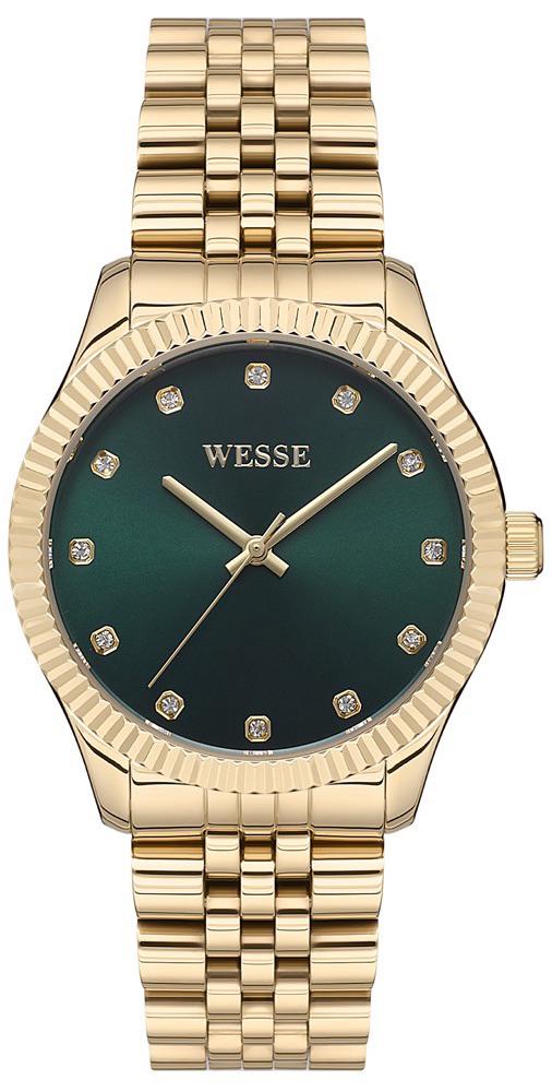 Wesse WWL108805 36 mm Altın Çelik Kordon Analog Kadın Kol Saati