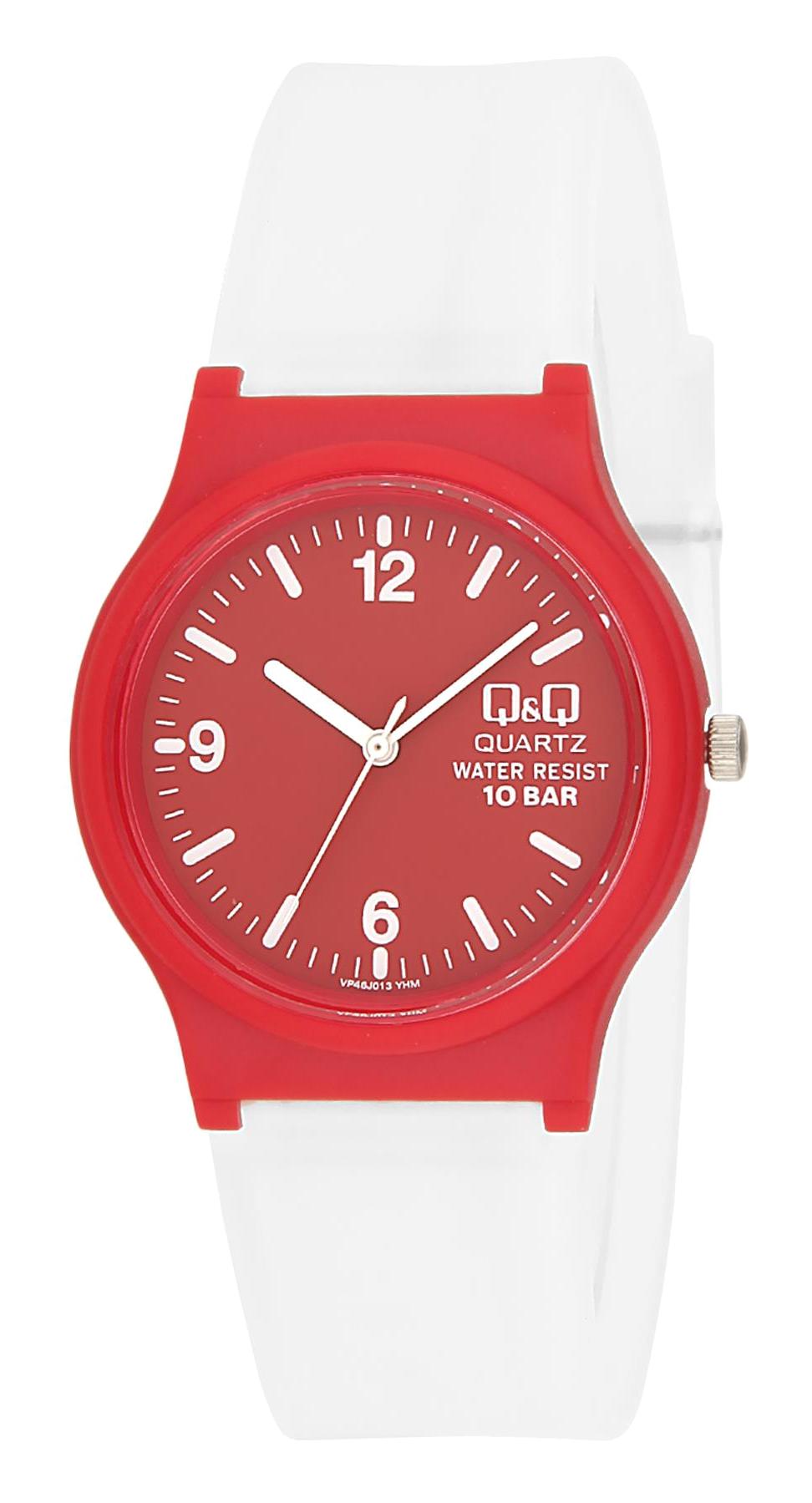 Q&Q 3P260 36 mm Beyaz Silikon Kordon Analog Kadın Kol Saati