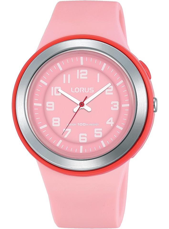 Lorus R2319MX9 36 mm Pembe Silikon Kordon Analog Kadın Kol Saati