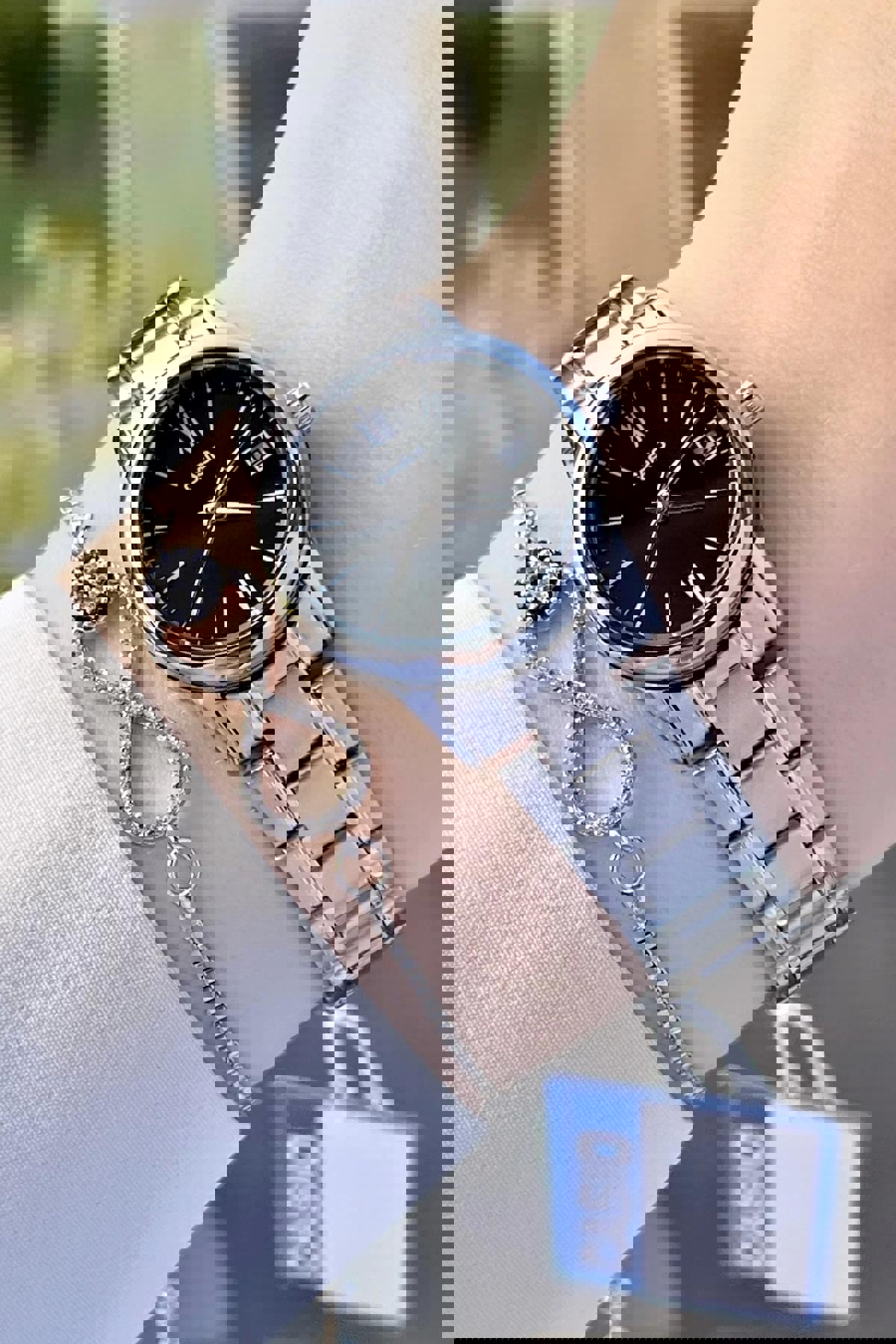 Casio CSISTE69 Takvimli 30 mm Siyah Çelik Kordon Analog Kadın Kol Saati