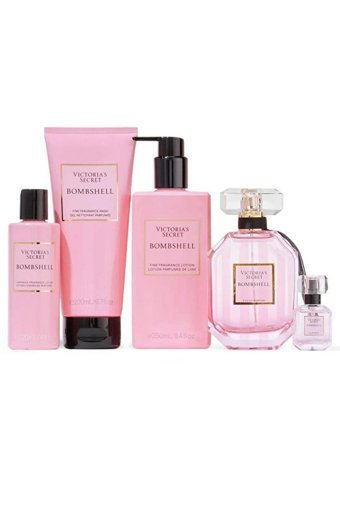 Victoria's Secret Bombshell 5 Parça Mini Kadın Parfüm Seti EDP