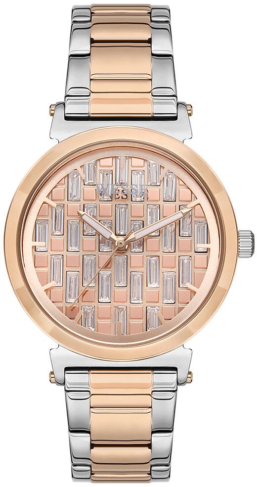 Wesse WWL109804 38 mm Gri-Rose Gold Çelik Kordon Analog Kadın Kol Saati