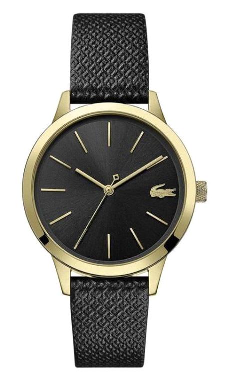 Lacoste LAC2001090 36 mm Siyah Deri Kordon Analog Kadın Kol Saati