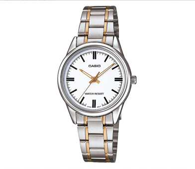 Casio LTP-V005SG-7AUDF 28 mm Altın-Gri Çelik Kordon Analog Kadın Kol Saati