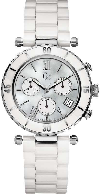 Guess GCI43001M1 Takvimli 36 mm Beyaz Çelik Kordon Analog Kadın Kol Saati