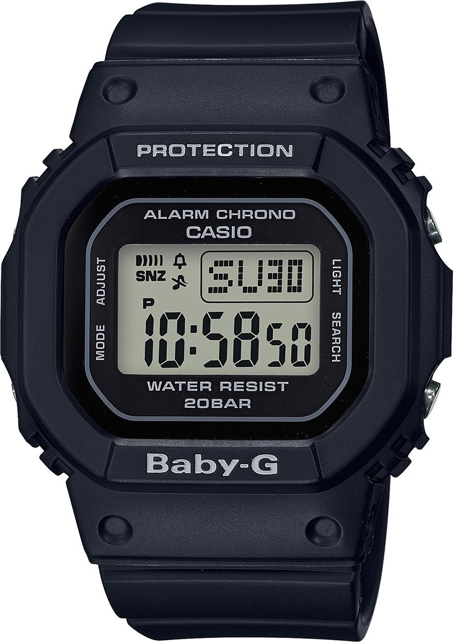 Casio BGD-560-1D Takvimli 40 mm Siyah Silikon Kordon Dijital Kadın Kol Saati