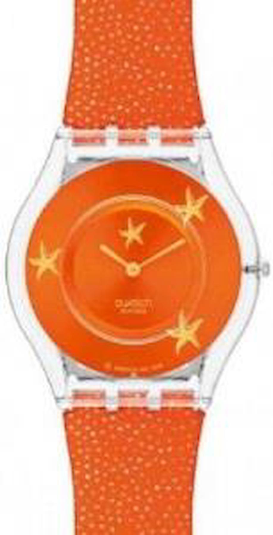 Swatch SFK253 34 mm Turuncu Metal Kordon Analog Kadın Kol Saati