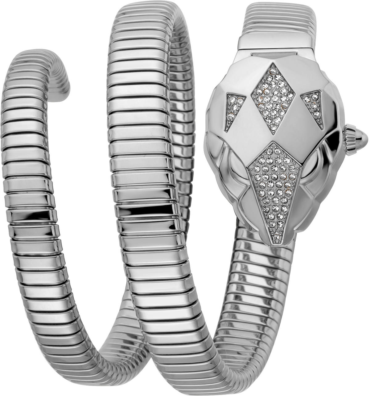Just Cavalli JC1L073M0075 24 mm Gri Çelik Kordon Analog Kadın Kol Saati