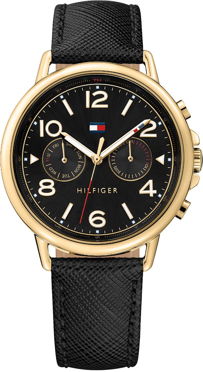 Tommy Hilfiger TH1781735 38 mm Siyah Deri Kordon Analog Kadın Kol Saati