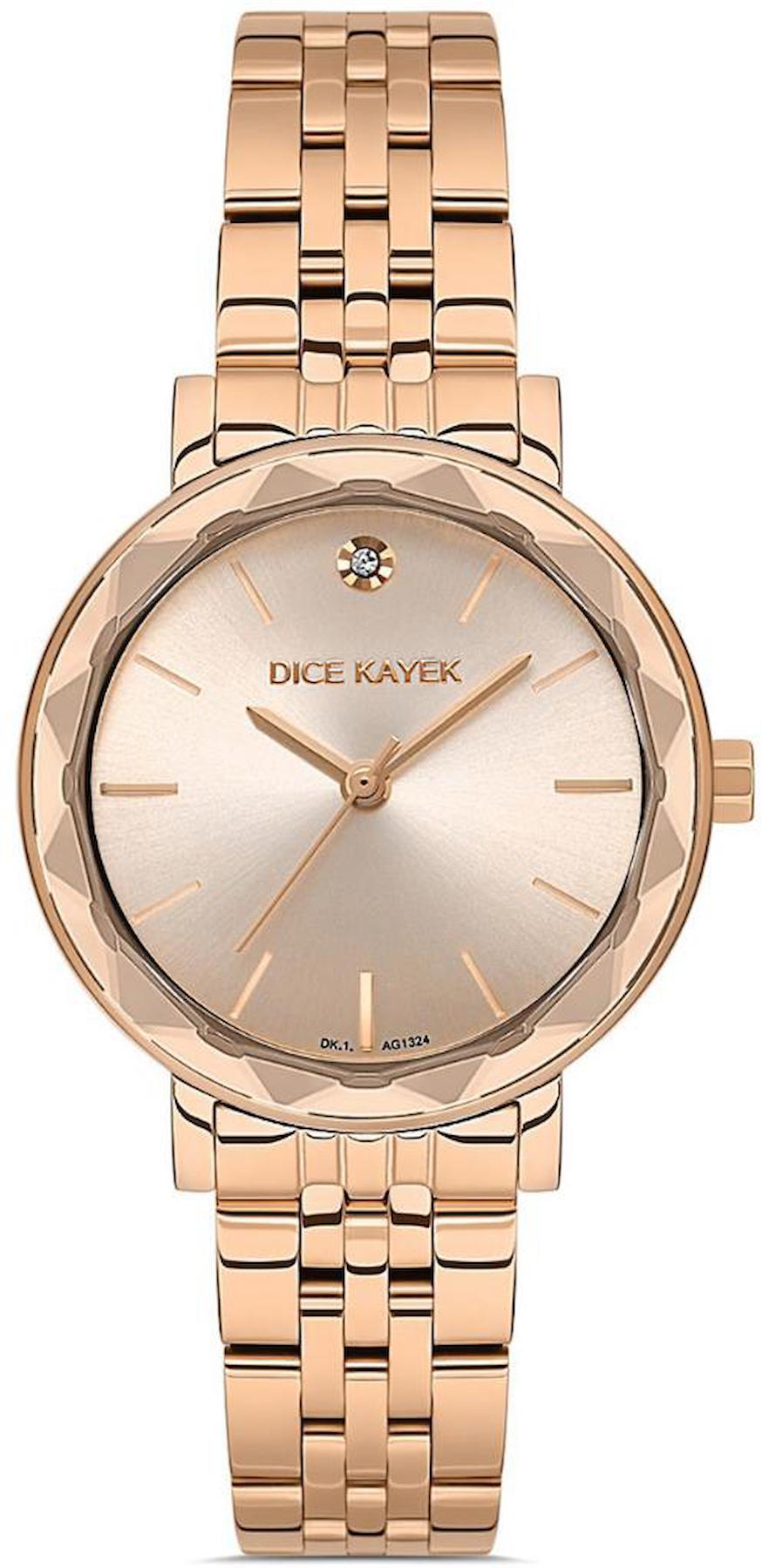Dice Kayek DK.1.AG1324.07 32 mm Rose Gold Çelik Kordon Analog Kadın Kol Saati