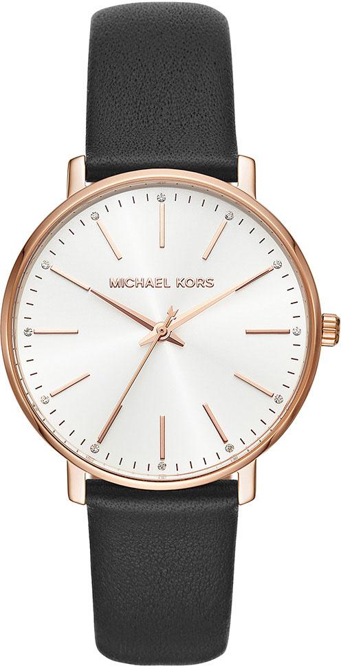 Michael Kors MK2834 38 mm Siyah Deri Kordon Analog Kadın Kol Saati
