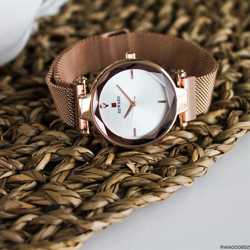 Reward RWA000852 30 mm Rose Gold Çelik Kordon Analog Kadın Kol Saati