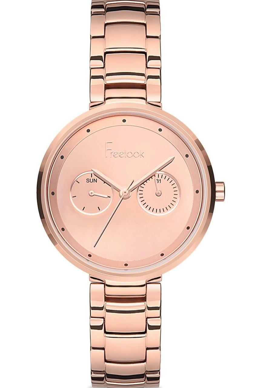 Freelook F.8.1047.05 36 mm Rose Gold Çelik Kordon Analog Kadın Kol Saati