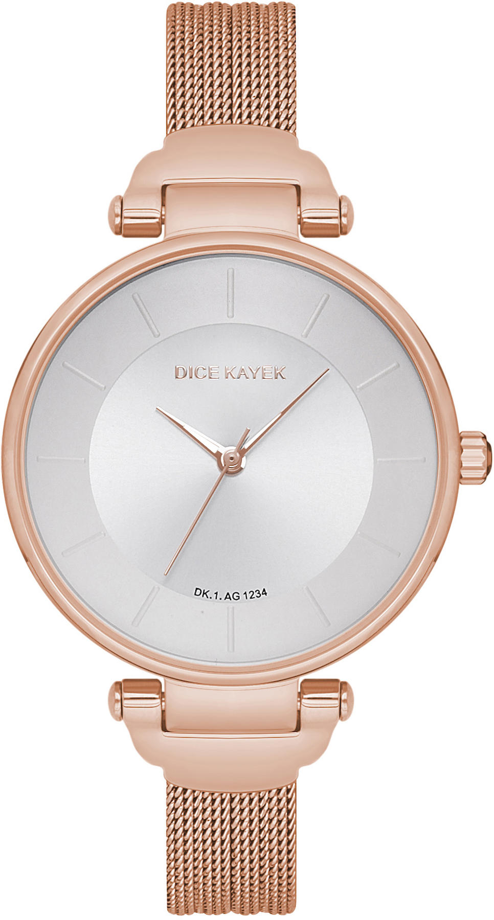 Dice Kayek DK.1.AG1234.02 33 mm Rose Gold Metal Kordon Analog Kadın Kol Saati