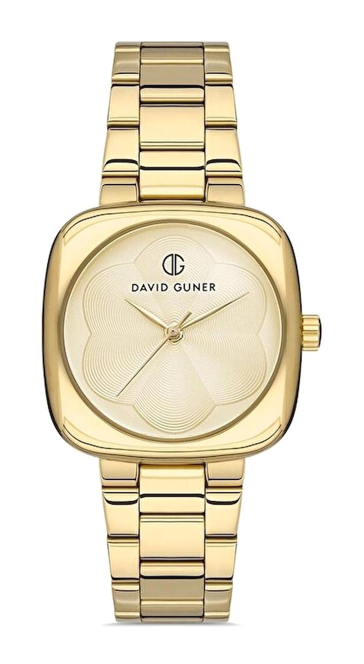 David Guner DG-8398LA-B4 43 mm Altın Metal Kordon Analog Kadın Kol Saati