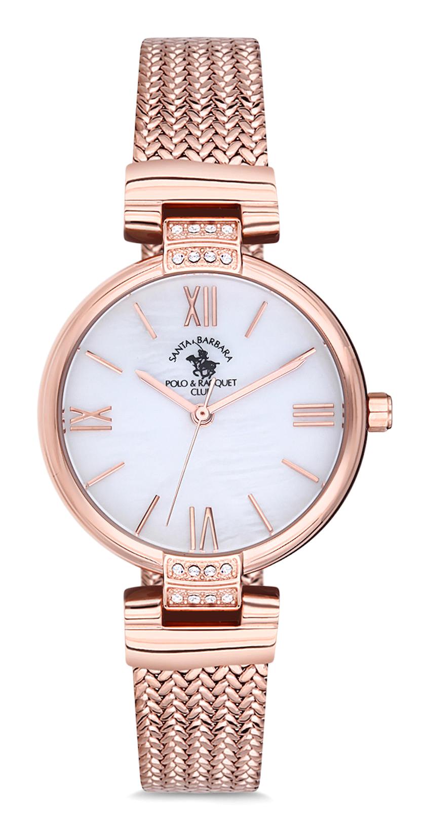 Santa Barbara Polo & Racquet Club SB.6.1165.4 32 mm Rose Gold Çelik Kordon Analog Kadın Kol Saati