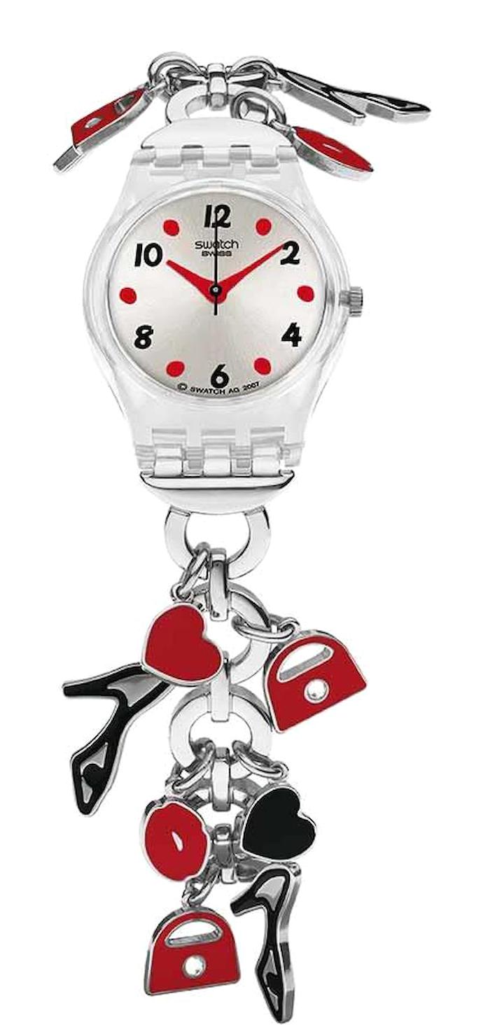 Swatch LM134G 25 mm Çok Renkli Metal Kordon Analog Kadın Kol Saati