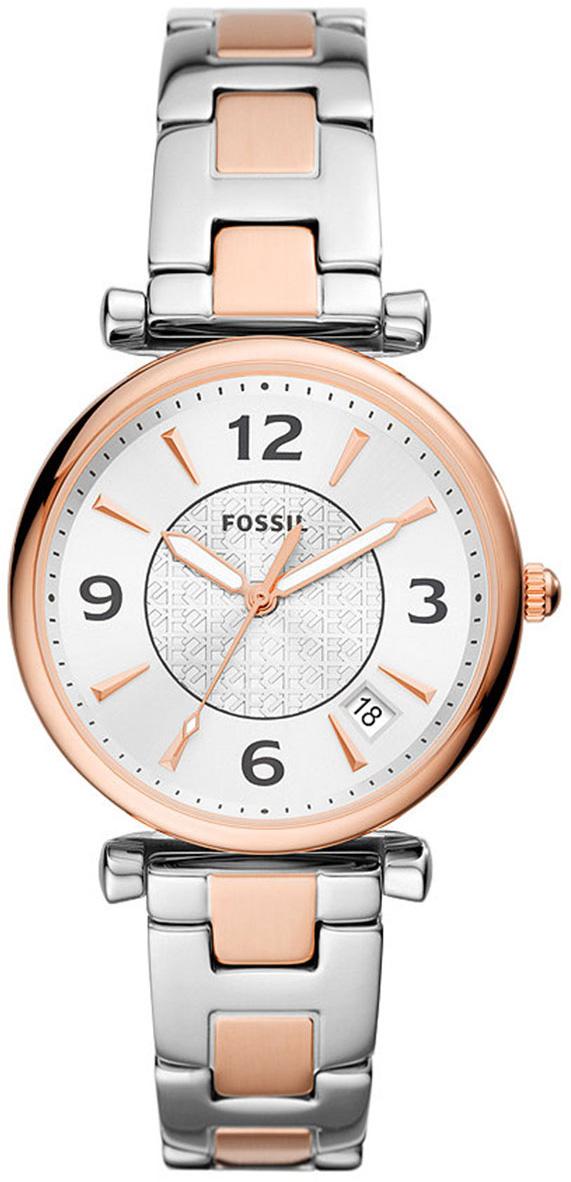 Fossil FES5156 35 mm Gri-Rose Gold Çelik Kordon Analog Kadın Kol Saati