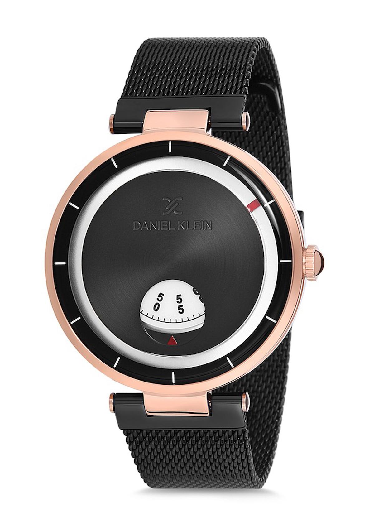 Daniel Klein DK012735A-02 40 mm Siyah Hasır Kordon Analog Kadın Kol Saati