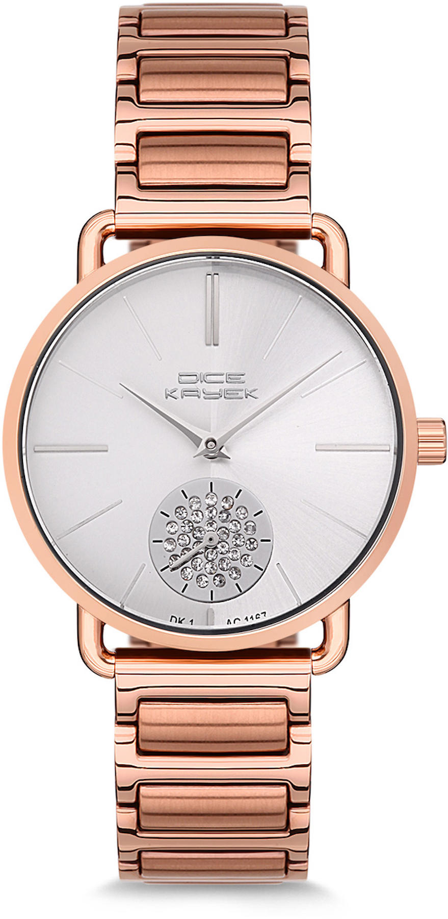 Dice Kayek DK.1.AG1167.10 36 mm Rose Gold Metal Kordon Analog Kadın Kol Saati