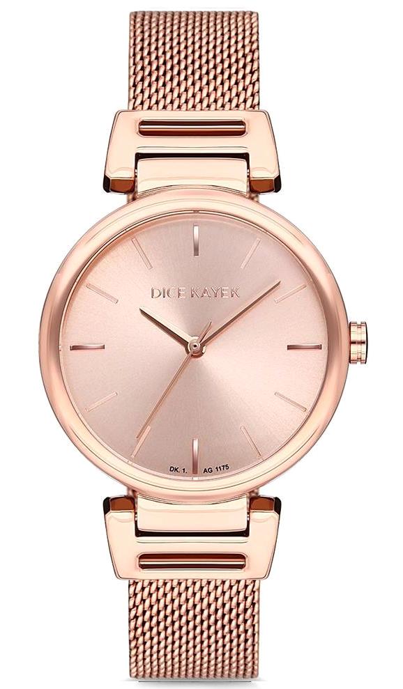 Dice Kayek DK.1.AG1175.03 35 mm Rose Gold Çelik Kordon Analog Kadın Kol Saati