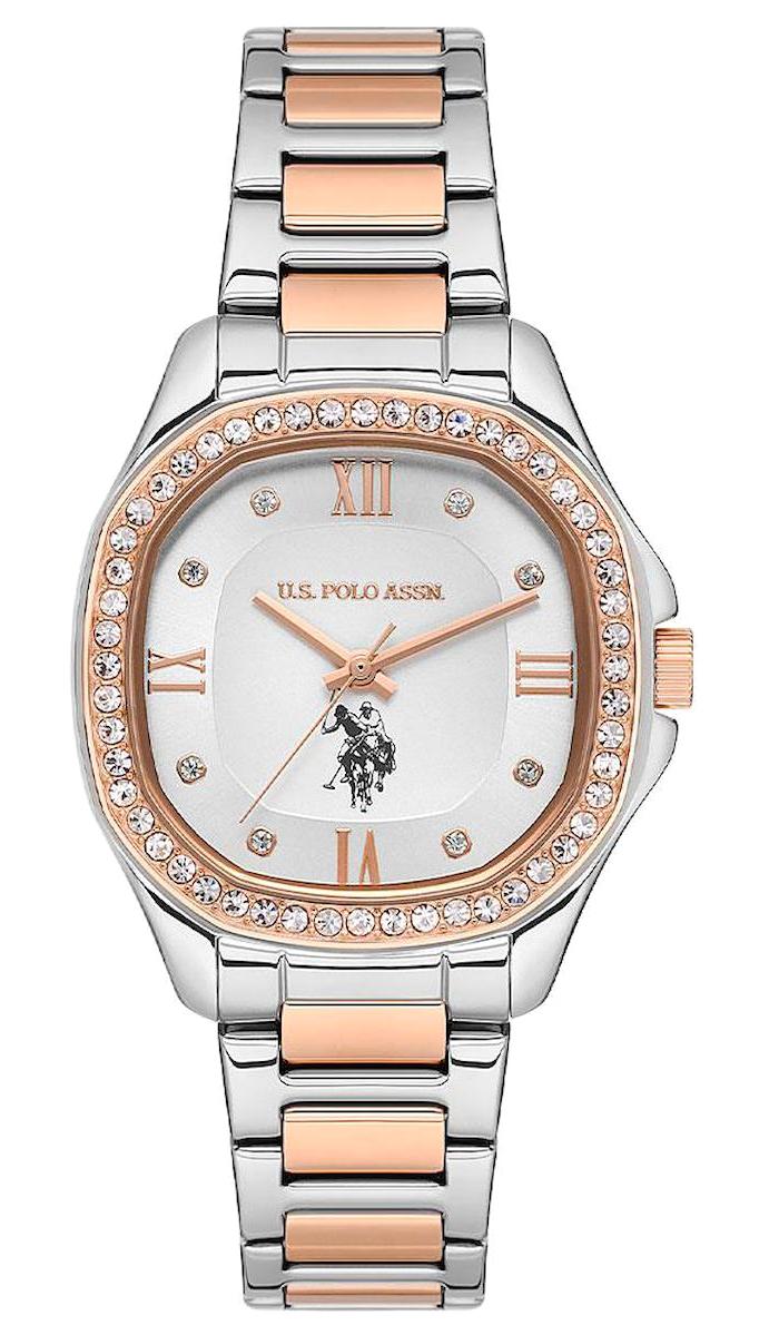 U.S. Polo Assn USPA2088-05 32-39 mm Gri-Rose Gold Çelik Kordon Analog Kadın Kol Saati