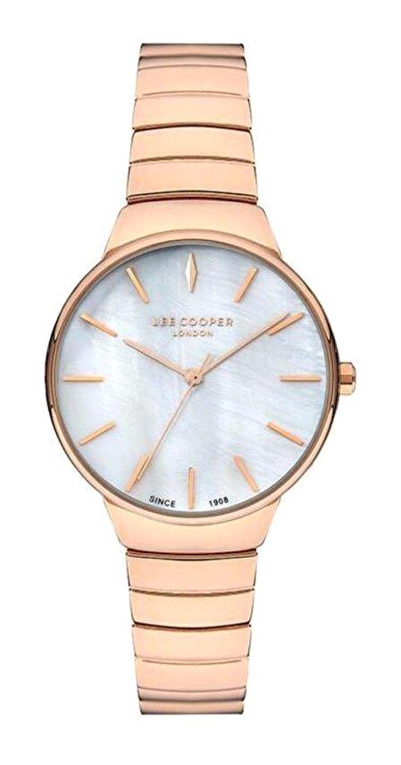 Lee Cooper LC07342.420 40 mm Bakır Metal Kordon Analog Kadın Kol Saati