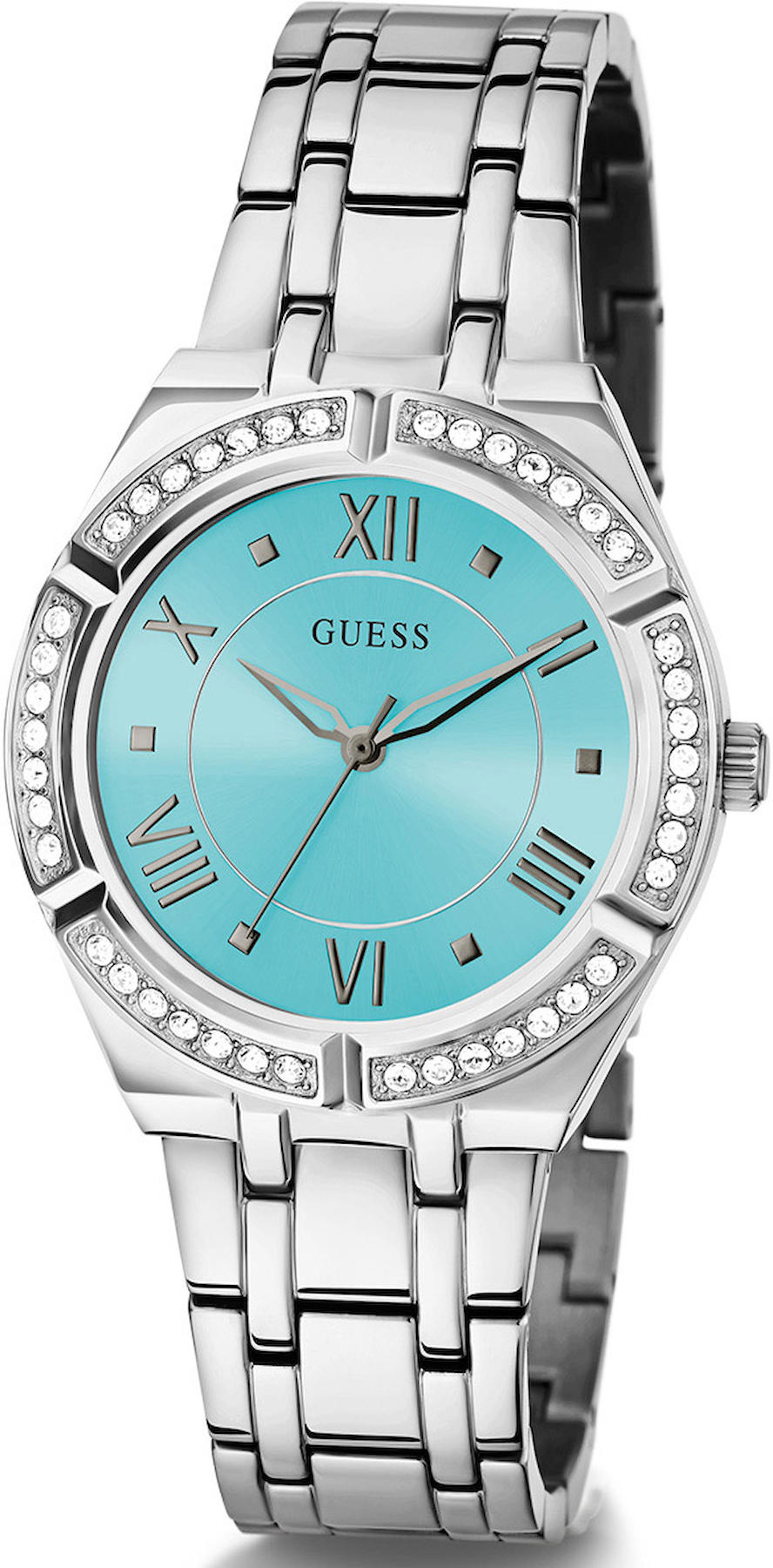 Guess GUGW0033L7 36 mm Gri Çelik Kordon Analog Erkek Kol Saati