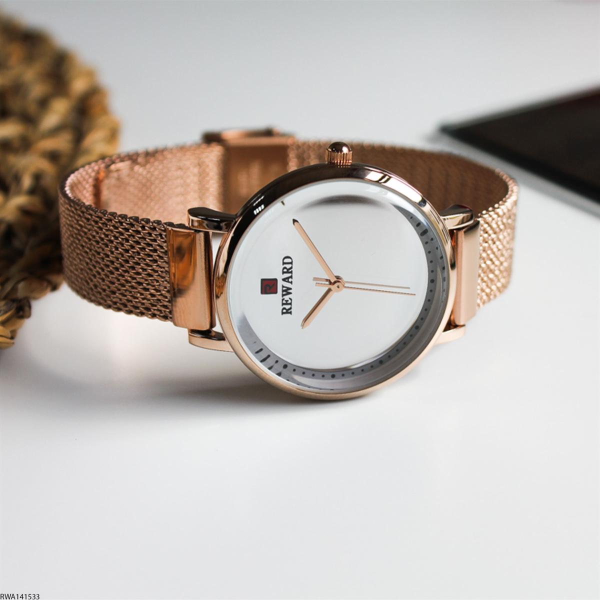 Reward RWA141533 34 mm Rose Gold Metal Kordon Analog Kadın Kol Saati