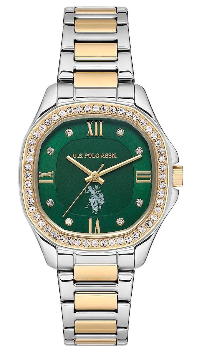 U.S. Polo Assn USPA2088-04 39 mm Altın-Gri Çelik Kordon Analog Kadın Kol Saati