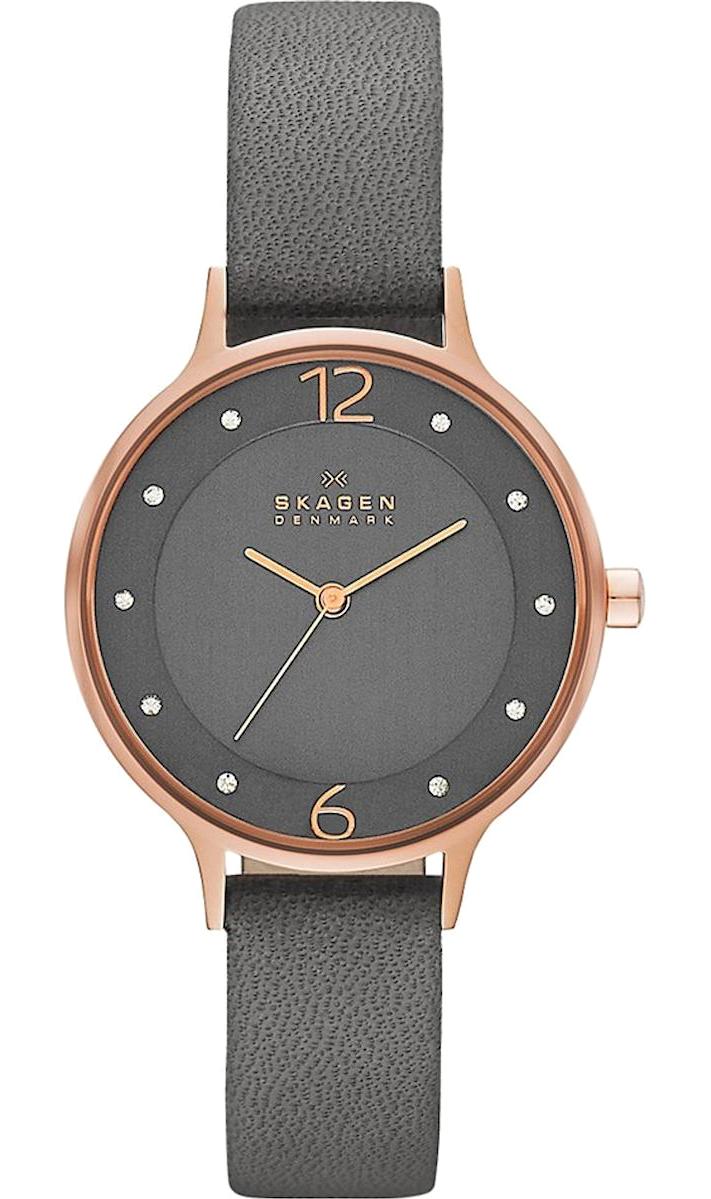 Skagen SKW2267 30 mm Siyah Deri Kordon Analog Kadın Kol Saati