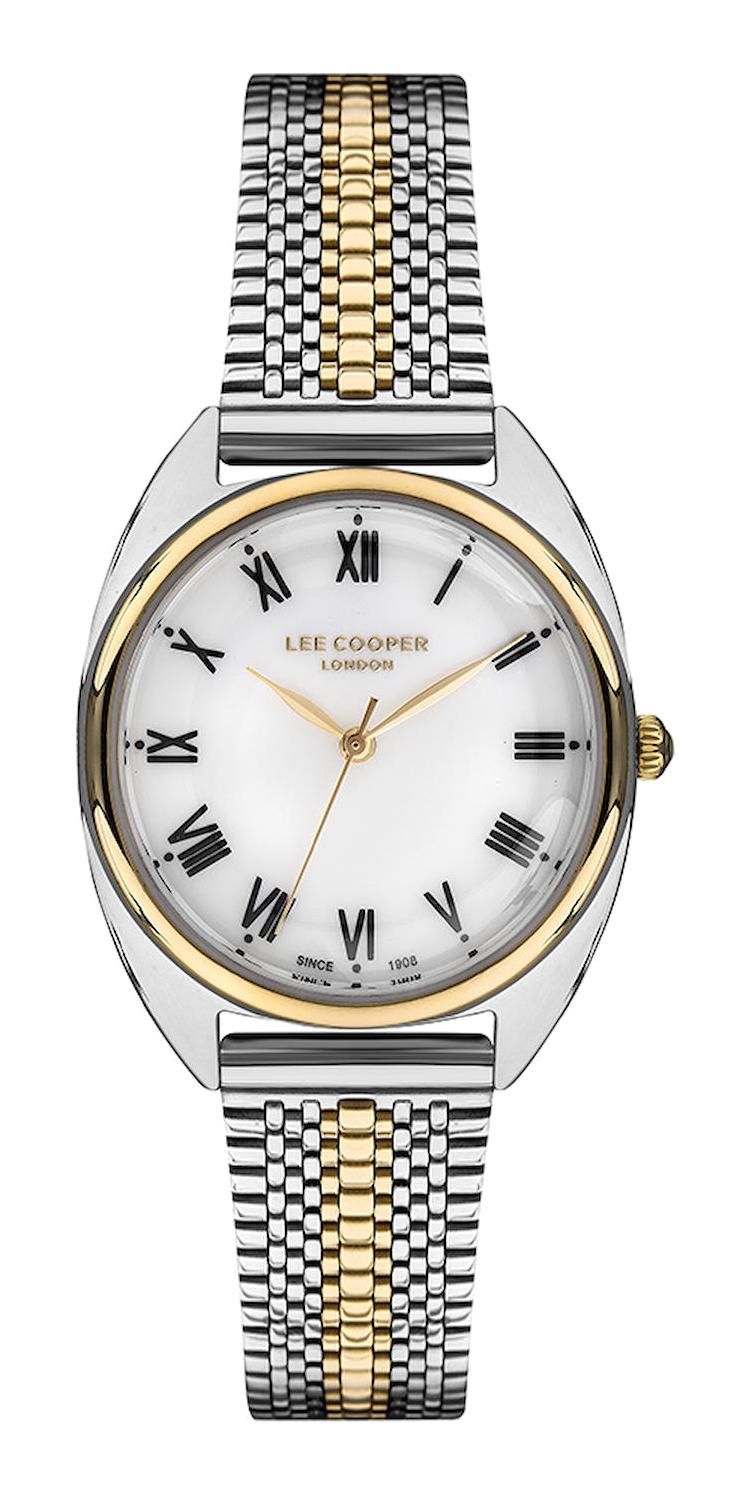 Lee Cooper LC07234.230 40 mm Gri Plastik Kordon Analog Kadın Kol Saati