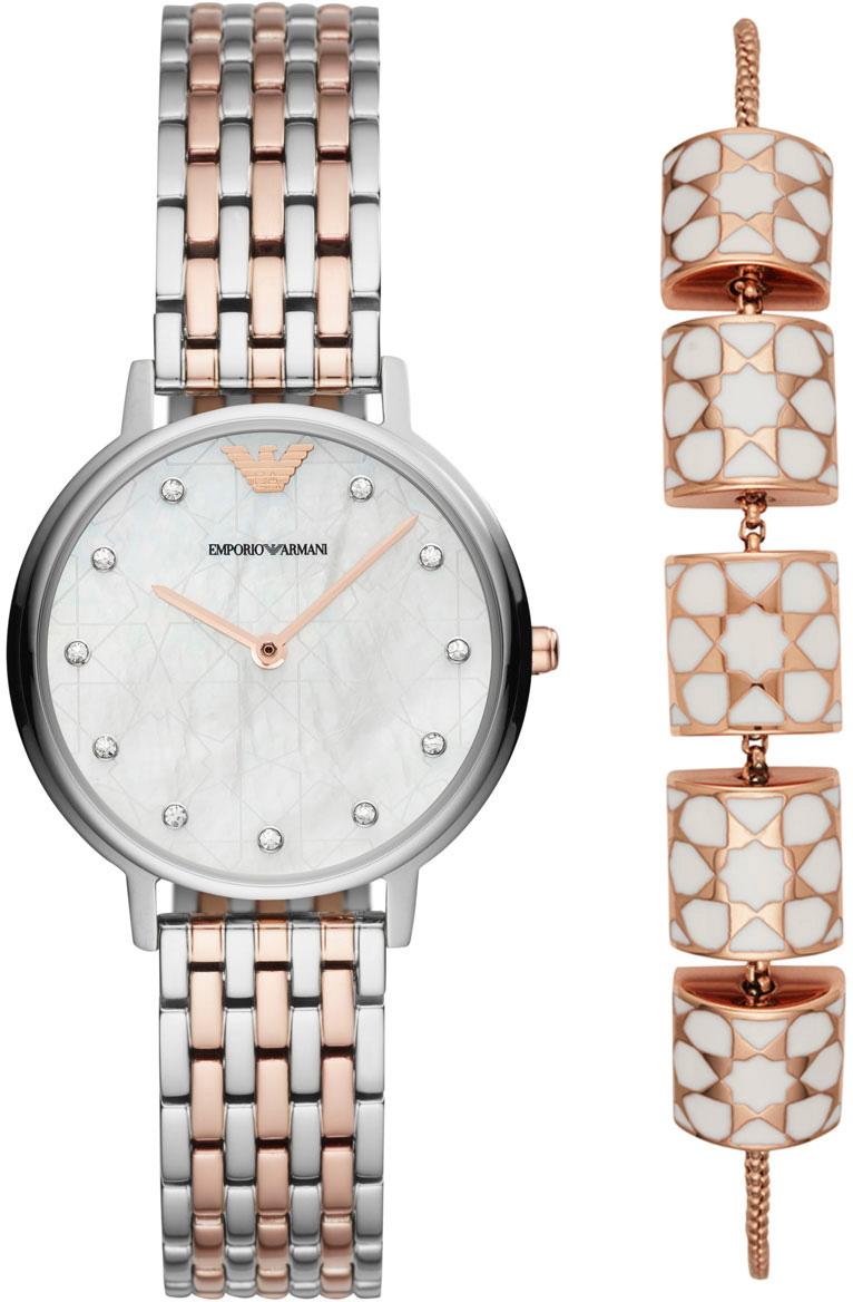 Emporio Armani AR80016 32 mm Gri-Rose Gold Çelik Kordon Analog Kadın Kol Saati