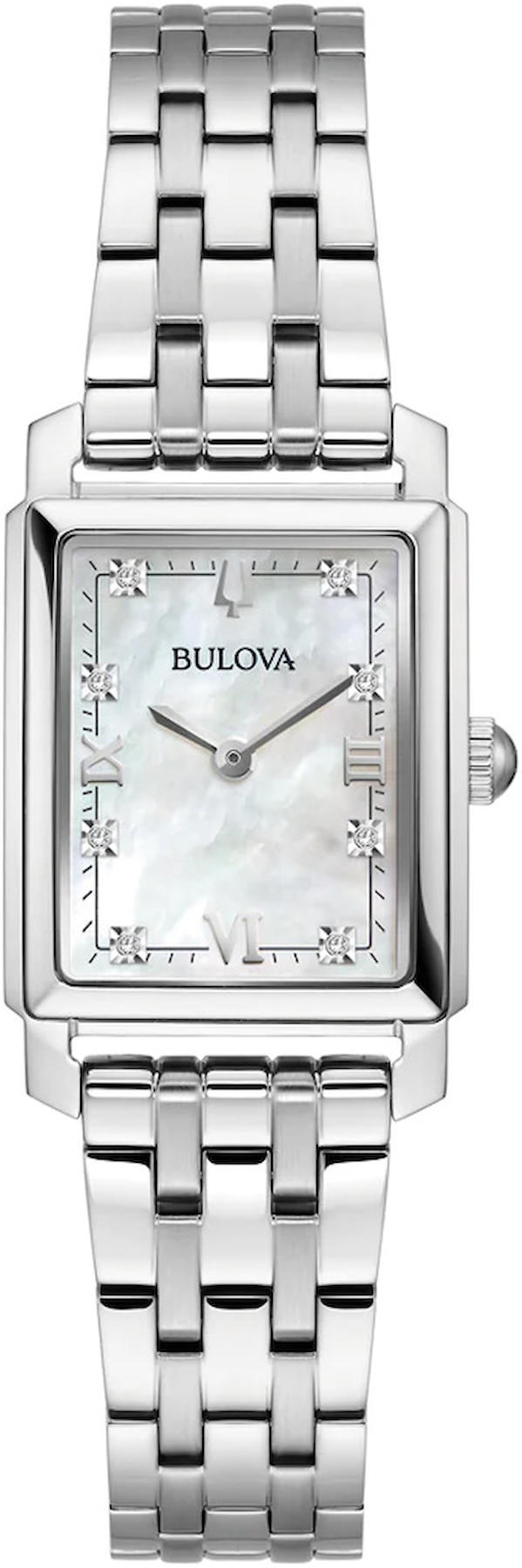Bulova 96P244 21 mm Gri Çelik Kordon Analog Kadın Kol Saati