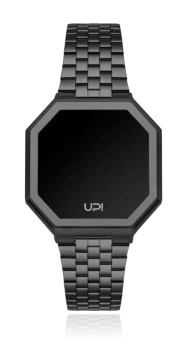Upwatch 33 mm Siyah Çelik Kordon Dijital Kadın Kol Saati