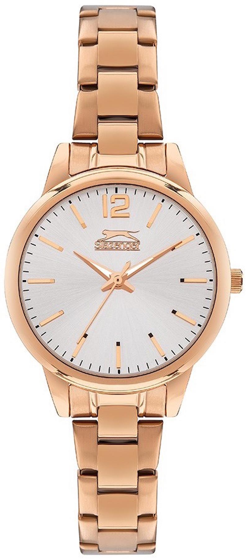 Slazenger SL.09.2016.3.04 32 mm Rose Gold Çelik Kordon Analog Kadın Kol Saati
