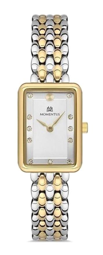 Momentus SW273T-02SG 20-33.6 mm Altın-Gri Çelik Kordon Analog Kadın Kol Saati